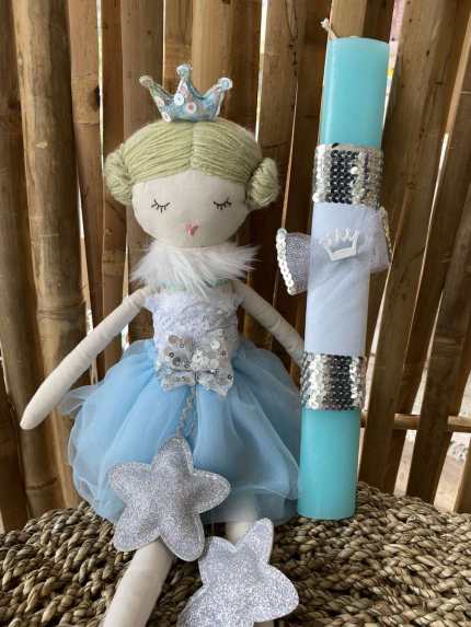 Λαμπάδα Blue Fairy 50εκ